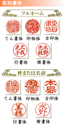 印鑑書体